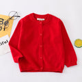 100Cotton Girls Knitting Cardigans Kids Sweater Toddler 1 to 2 3 4 5 6 7 8 9 Years Pink Blue Cute Spring Autumn Children Clothes
