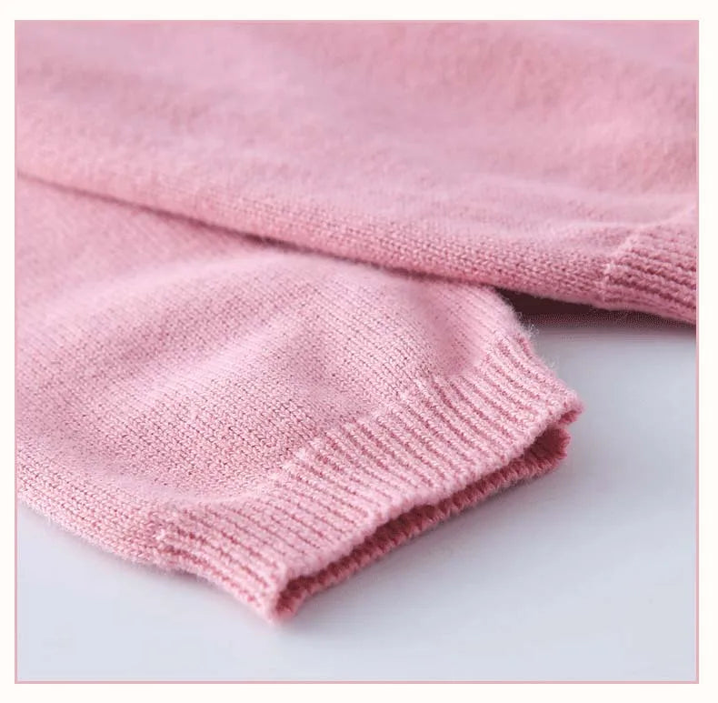 100Cotton Girls Knitting Cardigans Kids Sweater Toddler 1 to 2 3 4 5 6 7 8 9 Years Pink Blue Cute Spring Autumn Children Clothes